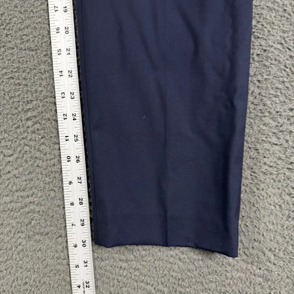 J Crew Dress Pants Mens 31x30 Blue Ludlow Slim Fit Loro Piana Wool Formal